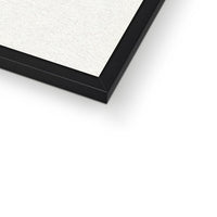 Close-up of a black picture frame corner on a white background