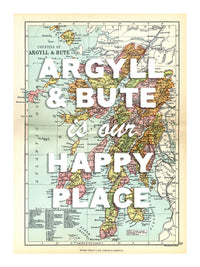 Personalised Vintage Map Print | Custom Location Gift | Favourite Place Art