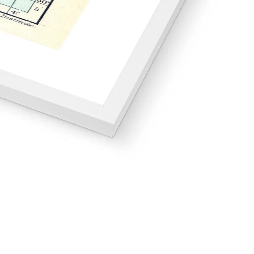 Custom Map - Our Happy Place Map - Blue Font - From £18 Beach House Art