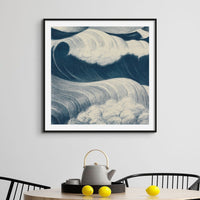 Wave Art Print | Seascape Wall Art Print - Unframed