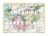Personalised Vintage Map Print | Custom Location Gift | Favourite Place Art