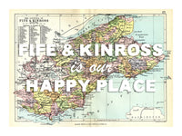 Personalised Vintage Map Print | Custom Location Gift | Favourite Place Art