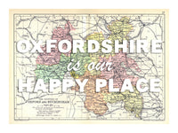 Personalised Vintage Map Print | Custom Location Gift | Favourite Place Art