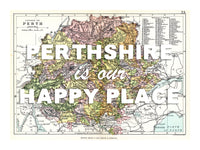 Personalised Vintage Map Print | Custom Location Gift | Favourite Place Art
