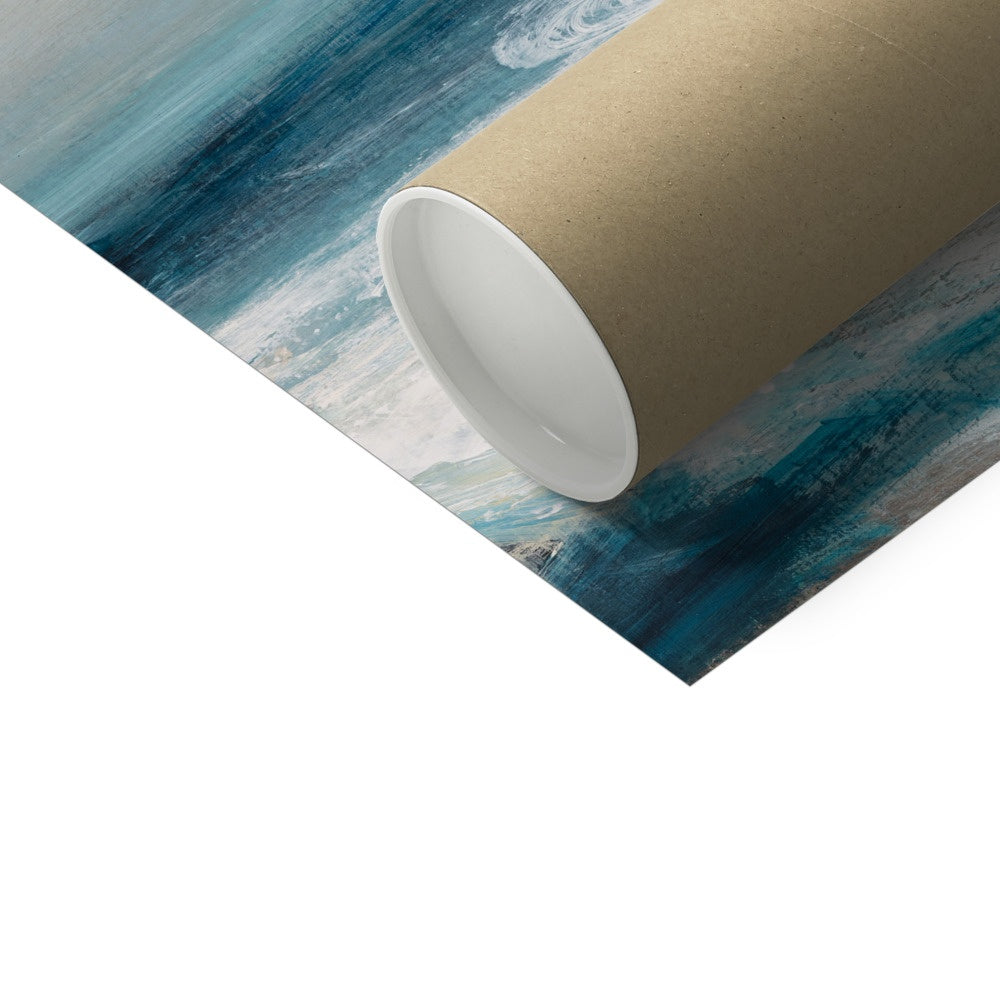 Spectral Light | Coastal Visions Sea Painting Print - Unframed Print - beach painting