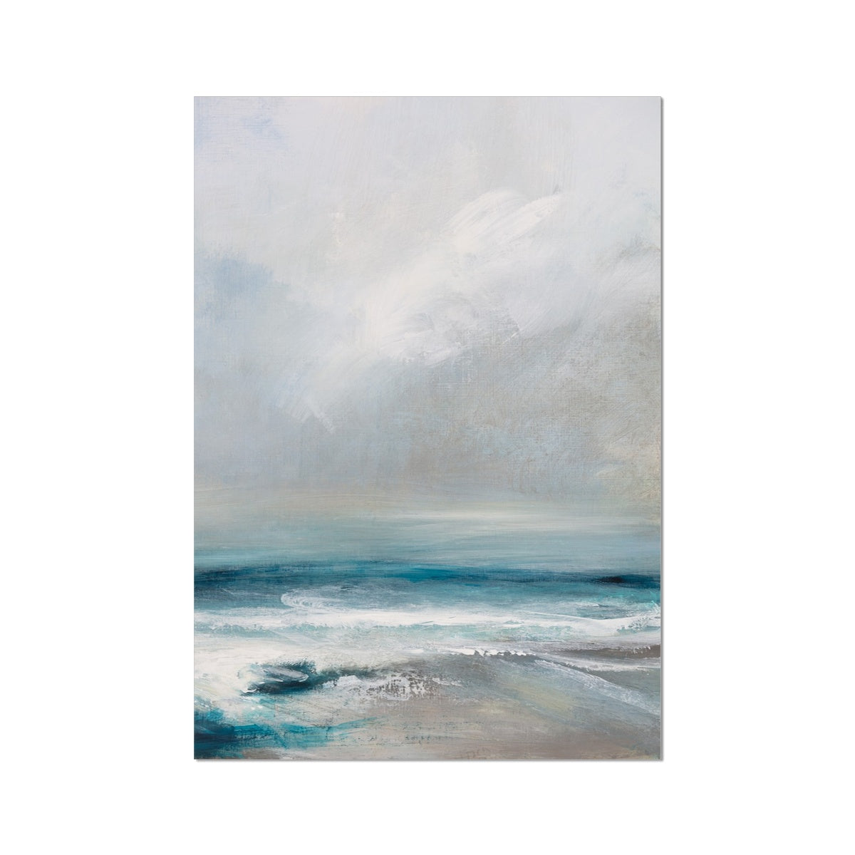 Spectral Light | Coastal Visions Sea Painting Print - Unframed Print - beach painting