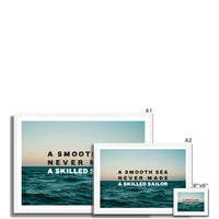 A Smooth Sea - Framed Photographic Art Print