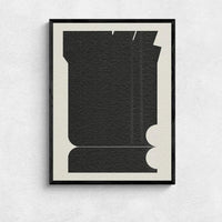 Bauhaus Frigate: Bauhaus Art Print - Unframed - Beach House Art