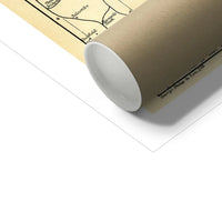 Escape to Margate (Kent Map) Vintage Map Art - Unframed - Beach House Art