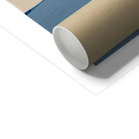 Estuary Ripples - Abstract Line Art - Modern Coastal Art - Unframed Wave Wall Art