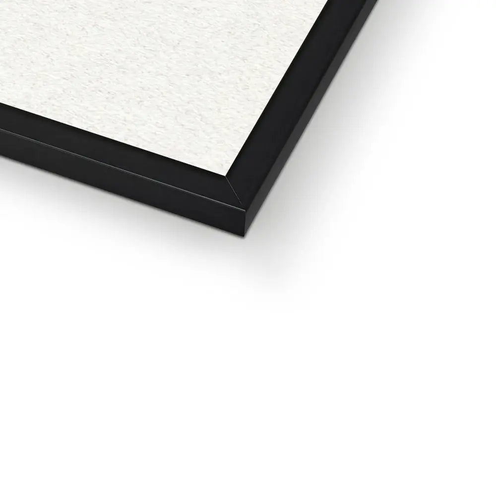 Flamingo Print No 1 (Flamingo Wall Art) - Framed