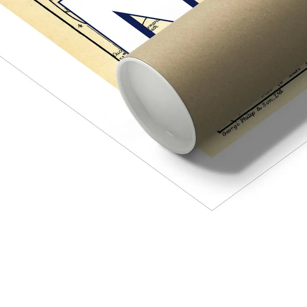 It's Margate or Nowhere (Kent Map) Vintage Map Art - Unframed - Beach House Art