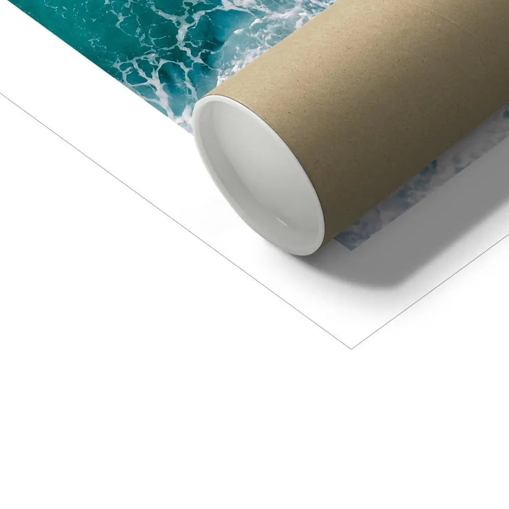 Jade Surfer (Aerial Beach Photography) - Unframed - Beach House Art