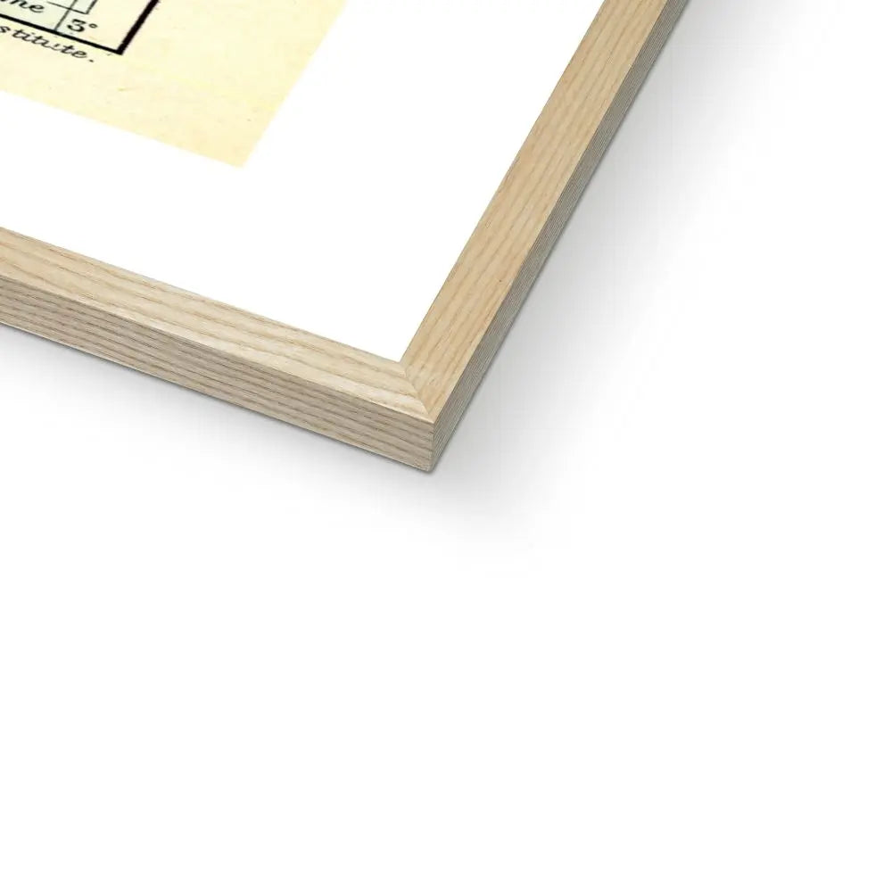 Map Print of South Wales | A beautifully coloured Vintage Map print of Wales - Framed wall art