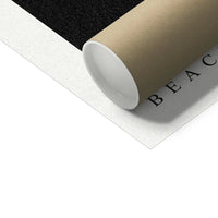 Black & White Abstract Wall Art - Pebble Stack No 5 - Unframed - Beach House Art