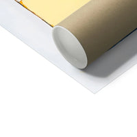 Vintage book cover art print titled "Salty Hair" in yellow that is available for purchase. Book cover poster