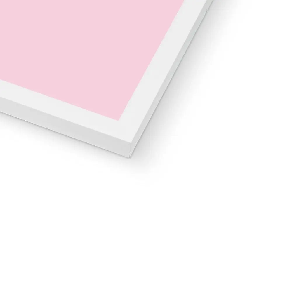 So Fresh - Pink Bathroom Word Art Print - Framed Bathroom Wall Art