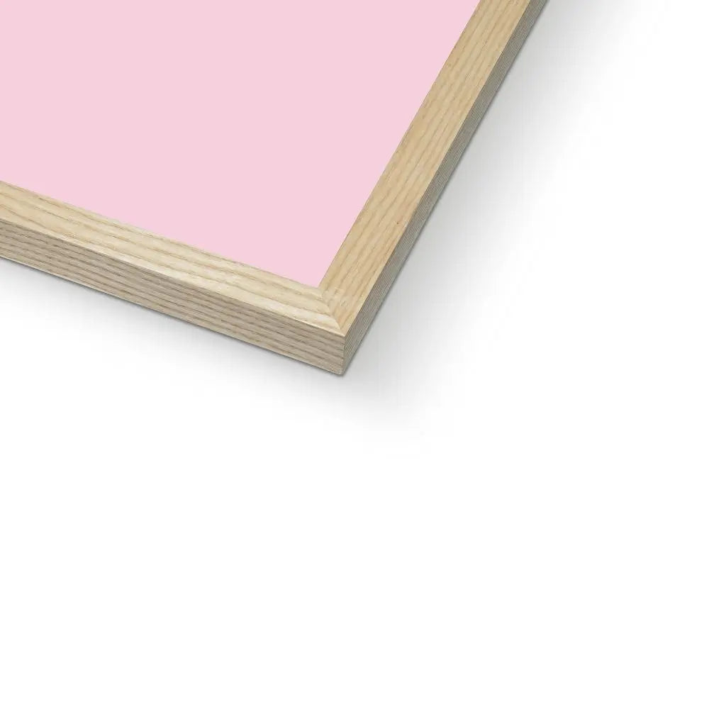 So Fresh - Pink Bathroom Word Art Print - Framed Bathroom Wall Art