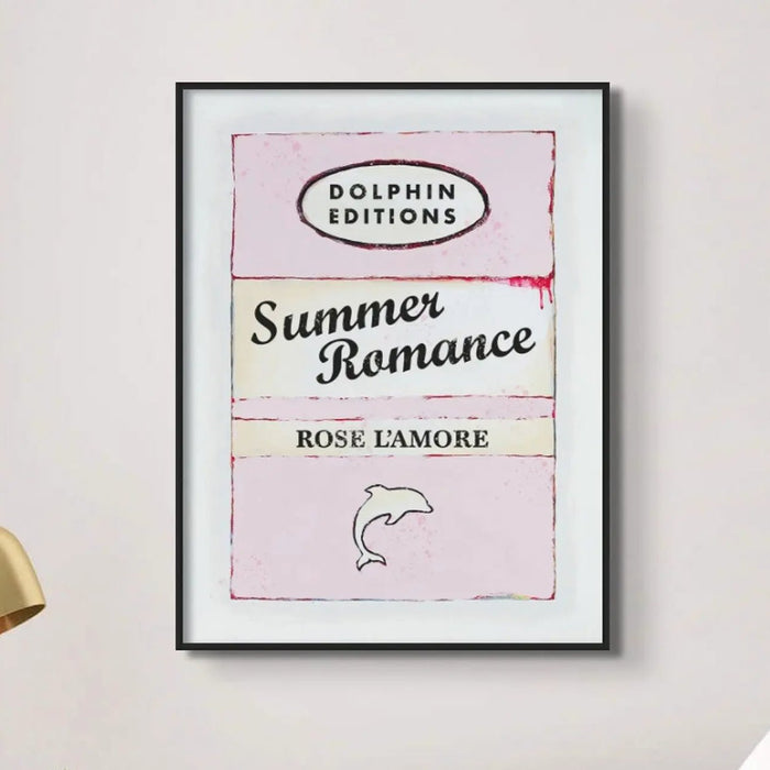 Summer Romance (Vintage Book Art) - Unframed Wall Art 18.00 Beach House Art