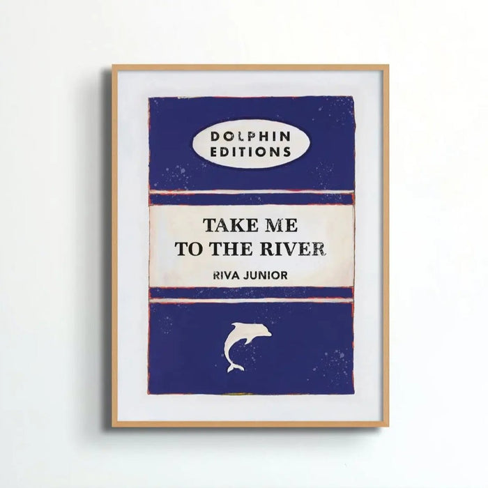 Take Me To The River (Vintage Book Art) - Unframed - Beach House Art