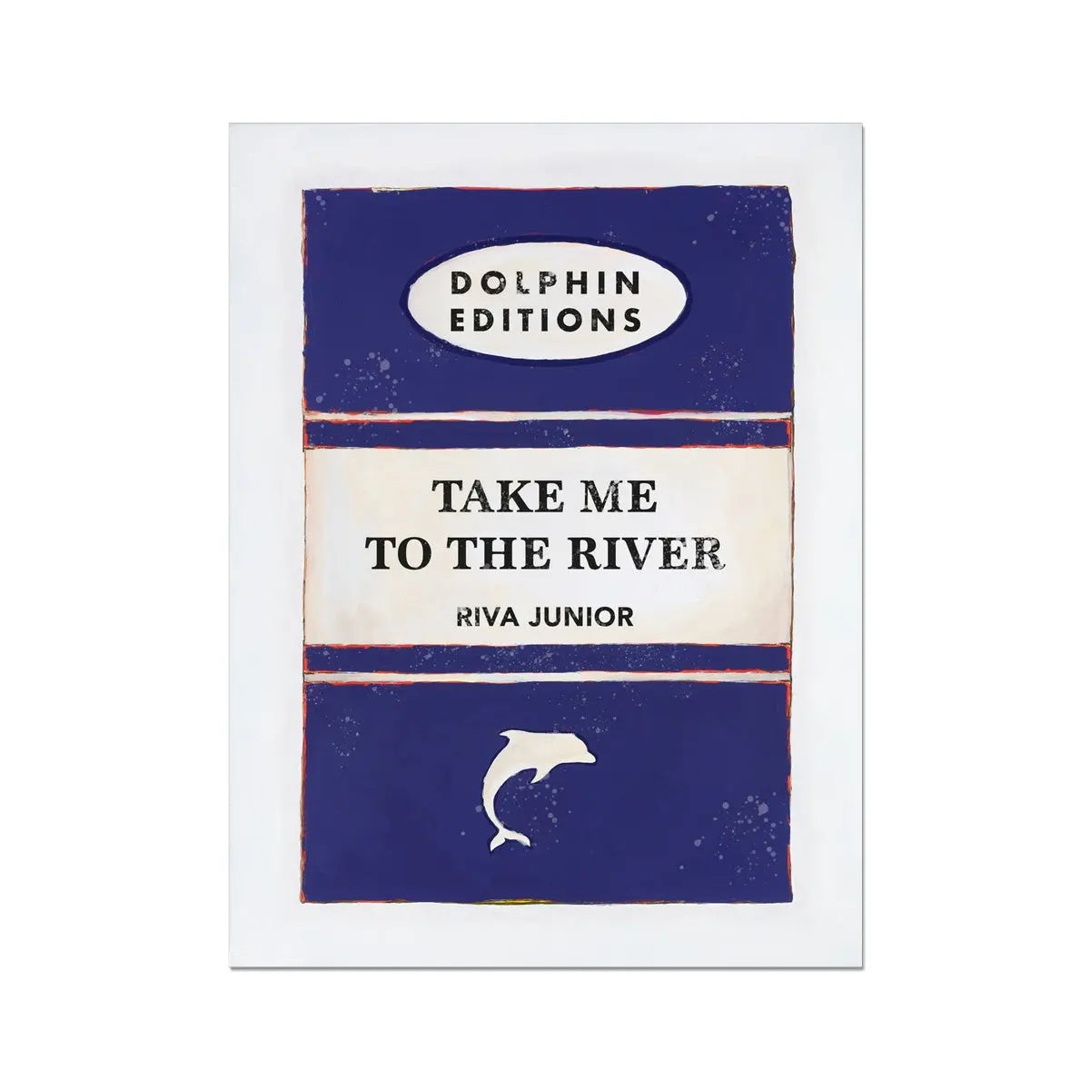 Take Me To The River (Vintage Book Art) - Unframed - Beach House Art