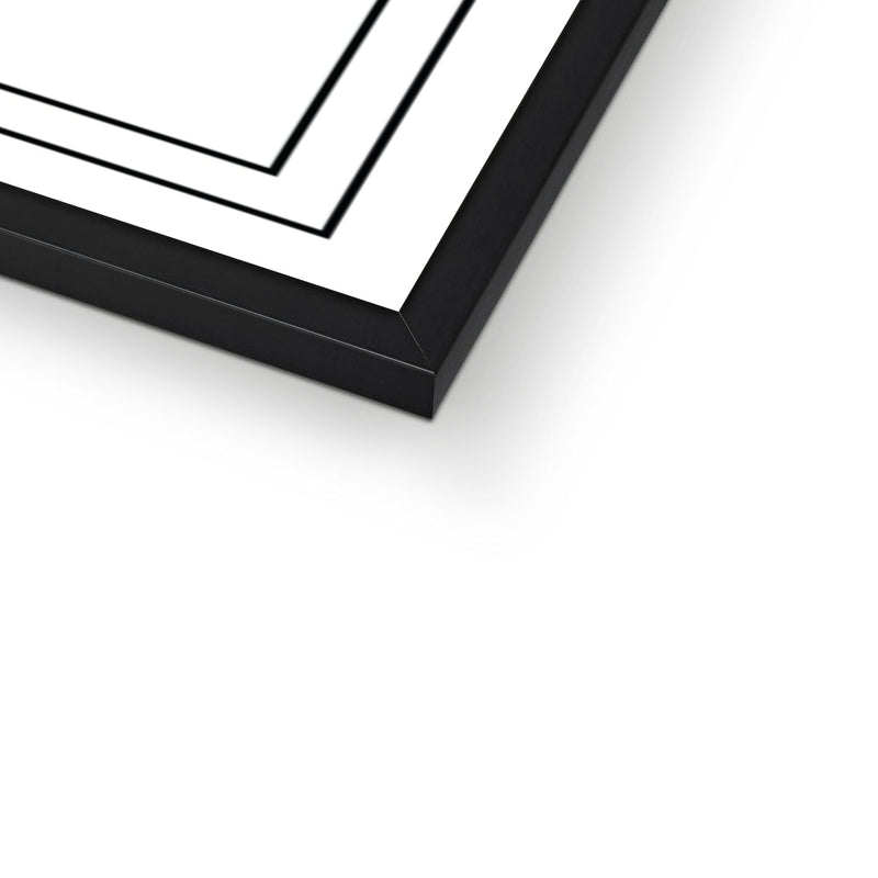 Custom Artwork - Framed Canvas (Portrait) Framed Print