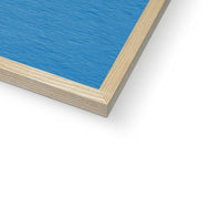 Surfboard Art Print | Beach Art | Two Surfboards Art  - Framed
