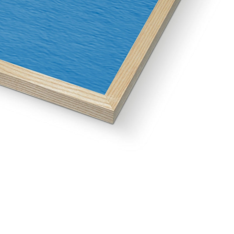 Surfboard Art Print | Beach Art | Two Surfboards Art  - Framed