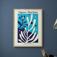 Set of Three Coral Art Prints | Coral and Seaweed Art Prints   - Unframed