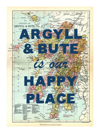 Personalised Vintage Map Print | Custom Location Gift | Favourite Place Art