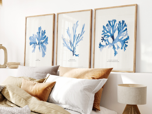 Photo inspiration: Art Gallery Styled Walls Reference: Art Print Sets Gallery Wall Sets