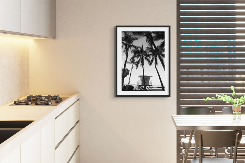 Tropical Kitchen Art Print