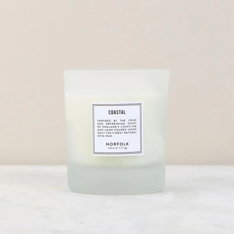 coastal walks scented candle from norfolk natural living. coastal grandmother