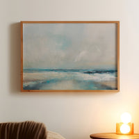 Ethereal Coast | Coastal Visions Beach Painting Print - Unframed Print - coastal art print