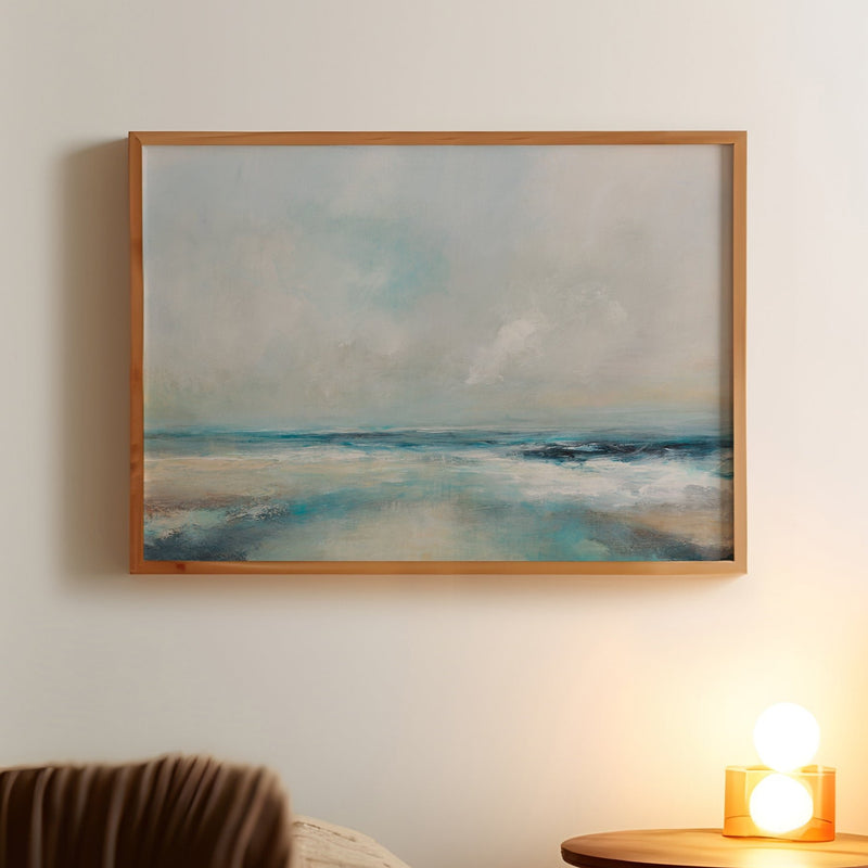 Ethereal Coast | Coastal Visions Beach Painting Print - Unframed Print - coastal art print