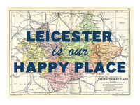 Personalised Vintage Map Print | Custom Location Gift | Favourite Place Art