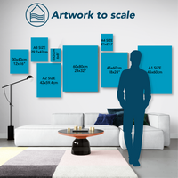 Cotswolds Map Print | Our Happy Place (Pink) | Map Wall Art - Unframed