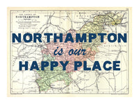 Personalised Vintage Map Print | Custom Location Gift | Favourite Place Art