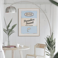 Set of Two Vintage Book Cover Style Prints with Quotes | Summer Paradise Quote Prints  - Unframed