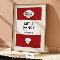 Custom Song Print | Choose from 8 Colours