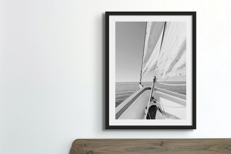Fathers day gift guide art print - sailing art print