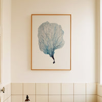 Sea Fan Watercolour Coral Painting | Coral Art | No 2 - Unframed