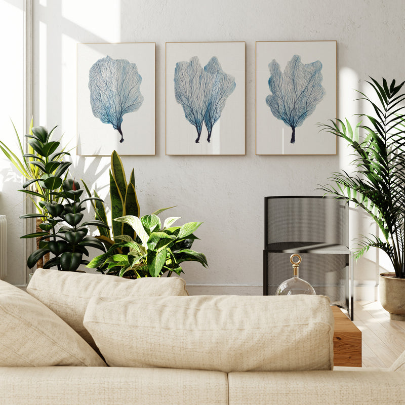 Sea Fan Watercolour Coral Painting | Coral Art |  No 3 - Unframed