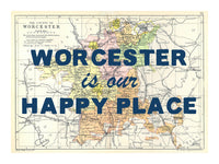 Personalised Vintage Map Print | Custom Location Gift | Favourite Place Art