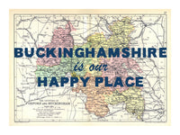 Personalised Vintage Map Print | Custom Location Gift | Favourite Place Art