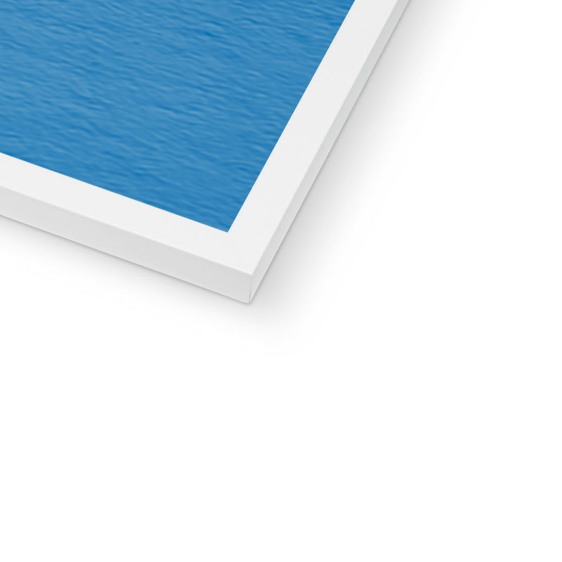 Surfboard Art Print | Beach Art | Two Surfboards Art  - Framed