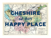 Personalised Vintage Map Print | Custom Location Gift | Favourite Place Art