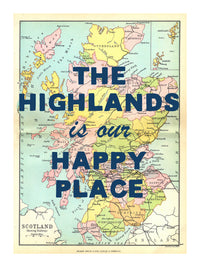 Personalised Vintage Map Print | Custom Location Gift | Favourite Place Art