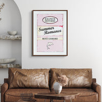 Set of Two Vintage Book Cover Style Prints with Quotes | Summer Paradise Quote Prints  - Unframed
