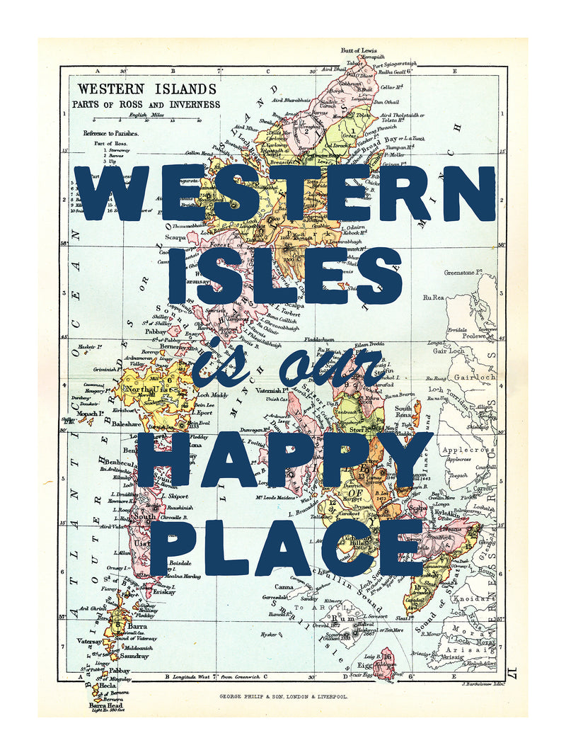 Personalised Vintage Map Print | Custom Location Gift | Favourite Place Art